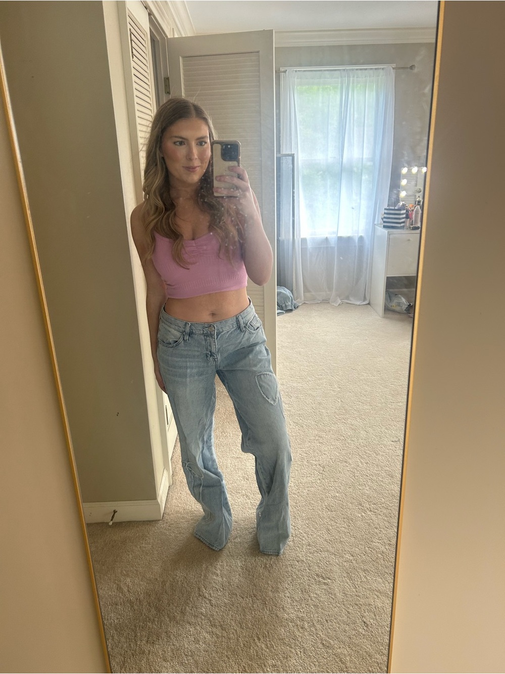 PacSun Light Blue Straight Leg Jeans